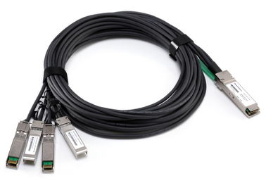 40GBASE-CR4 QSFP + dört adet 10GBASE-CU SFP + direkt bağlantı koparma kablosu